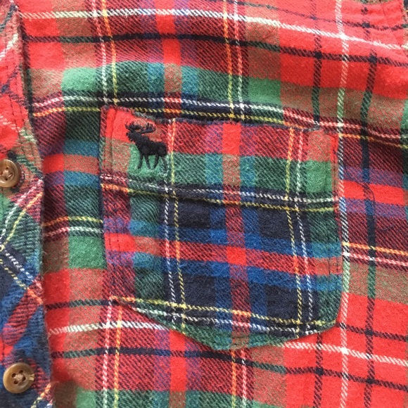 Abercrombie kids flannel button down - Picture 3 of 3